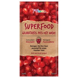 SUPERFOOD PEEL-OFF Pomegranate Mask 7th Heaven