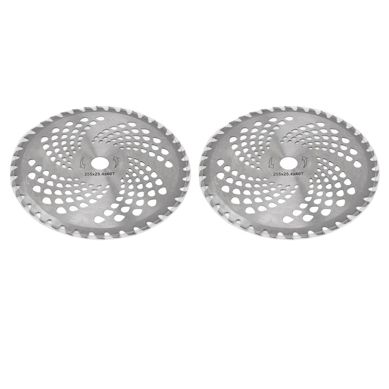 2PCS Lawn Trimmer Blade Head Alloy Steel 10in Accurate Cutting