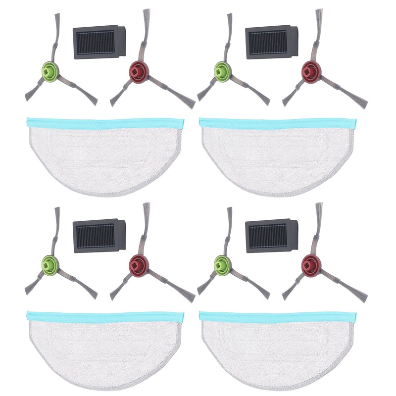 Vacuum Cleaner Side Brush Filter Mop Cloth Set for Yeedi