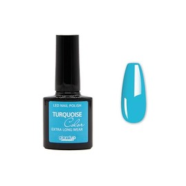 Glam'Up Paris – semi-permanenter Nagellack – ohne Hema – UV-/LED-Gel – hochpigmentiert – langlebig – einfach zu verwenden – Türkis