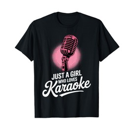 Cool Karaoke Art For Women Girls Singing Music Karaoke Lover T-Shirt