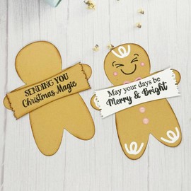 ZFPARTY New Gingerbread Metal Cutting Dies Stencils for DIY Scrapbooking/Photo Album Decorative Embossing DIY Paper Cards