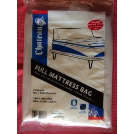 Chateau Full Size Mattress Bag NEW 2 Mils Thick Multiples Available Move Packing