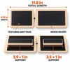 Single-Foot Wooden Ankle Balance Board with Non-Slip Surface for Stability