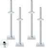 Zonon 4 Pcs Adjustable Scaffolding Leveling Jack Hollow Screw Jacks