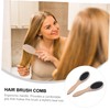 Outanaya 2pcs Wooden Hair Comb Detangler Brush for Men Women