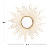 SAFAVIEH Home Nahla Gold Leaf Sunburst 26-inch Decorative Accent Mirror