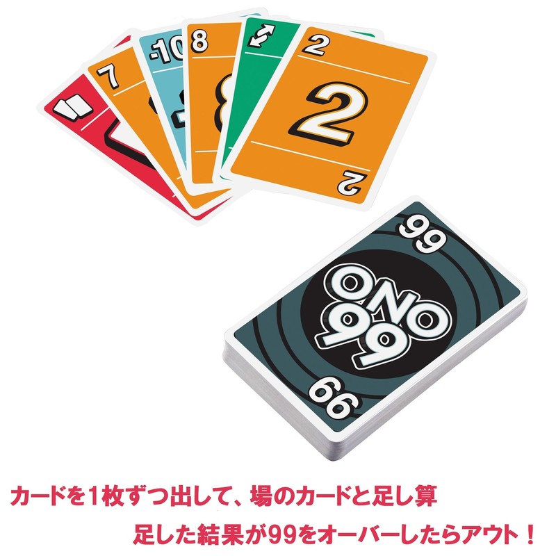 Mattel Game UNO HHL37 Oh No! Ninety-Nine Card Game, Party