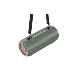 Fisher Portable Bluetooth Speaker IPX5 Waterproof Speaker, 26W PEAK Power Bluetooth Stereo, 7H Playtime, LED Lights, TWS, BT 5.3, Built-in Mic, Hands Free Calling, Wireless Electronics, Home & Outdoor