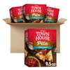 Town House Pita Crackers, Baked Snack Crackers, Lunch Snacks, Sea Salt, 38oz Case (4 Boxes)