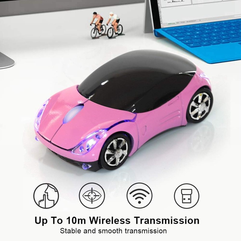 Richer-R Wireless Mouse 2.4G Sports Car Bluetooth Optical Mouse with