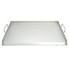 Comal Thick Stainless Steel Griddle Flat Top Rectangular Grill Plancha