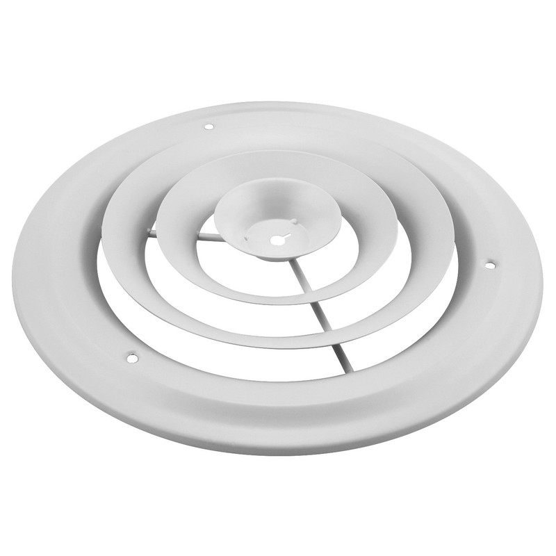Accord ABCDWH08 Round Ceiling Diffuser, 8-Inch, White