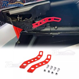 RI Steel 2PCS Red Door Latches Handle For 2017-UP Can am Maverick X3 MAX RR Turbo