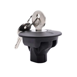 Locking Fuel Tank Plug Cap, Fuel Tank Gas Cap with Key 8U5Z9C268B 8U5Z9C268A 8U5Z-9C268-B Compatible with Ford F150 Escape Explorer Edge Taurus