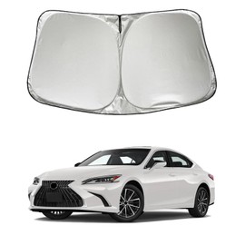 XHRING Windshield Sun Shade Sunshade Compatible with Lexus ES ES250 ES300 ES300h 2025-2019 Accessories Car Front Window Sun Shield Cover