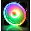 5 x 120mm Dual-Ring RGB Case Fans Set With Fan