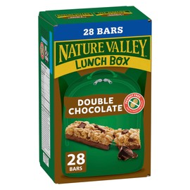 Nature Valley Lunch Box Double Chocolate Flavor Granola Bars, 28ct, 728g/1.6 lbs., (Imported from Canada)