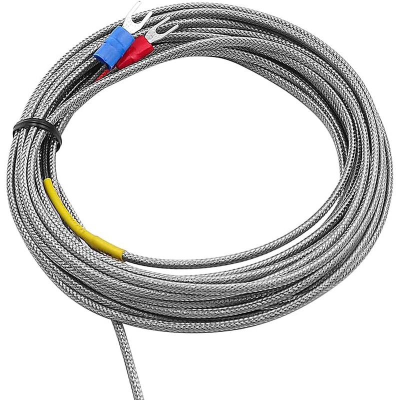 M8 Thermocouple Probe, 0-400℃ M8 Thread Temperature Sensor Pt100 Resistor