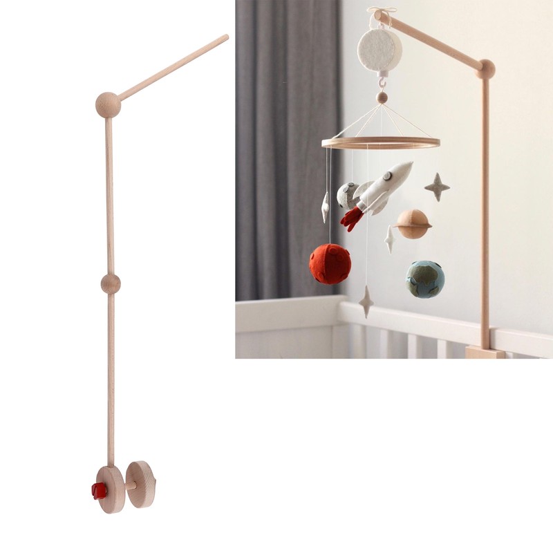 Crib Mobile Arm Crib Mobile Bracket Composite Wood Durable Sturdy