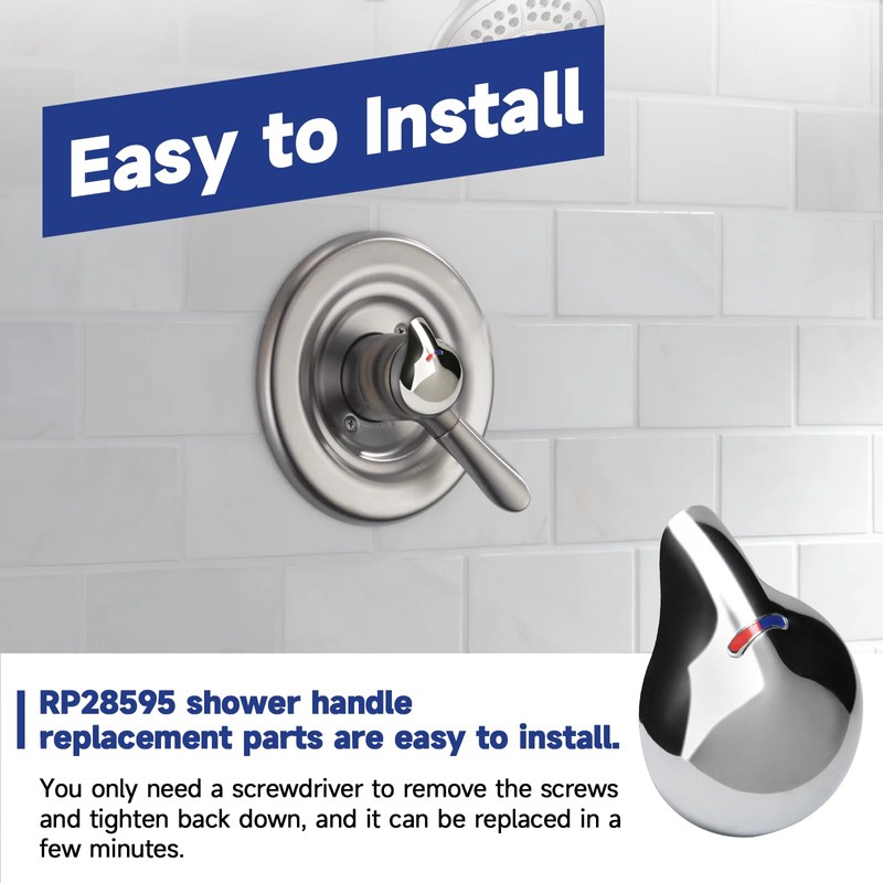 RP28595 Shower Handle Replacement Parts Temperature Control Knob for Delta