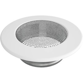 Kratki Guard Ventilation Grille Round Fi 100 mm White