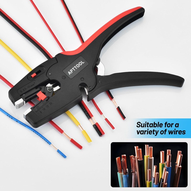 APTTOOL Automatic Wire Stripper, Small Wire Stripping Tool, Wire Stripper