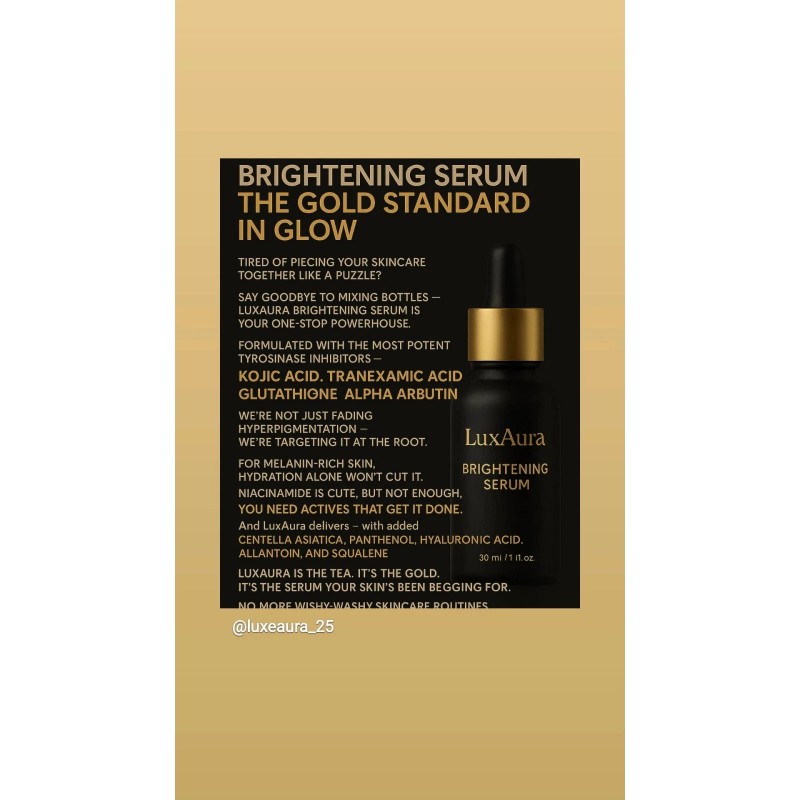LuxeAura Brightening Serum