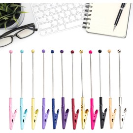 4Pcs Multicolour Stochastic Metal Wire Alligator Clip Metal Note Clip Long-Tailed Alligator Clamp Photo Holder Clip for Card,14.1 * 1.2cm Memo Holders Desk Accessories and Workspace Organizers