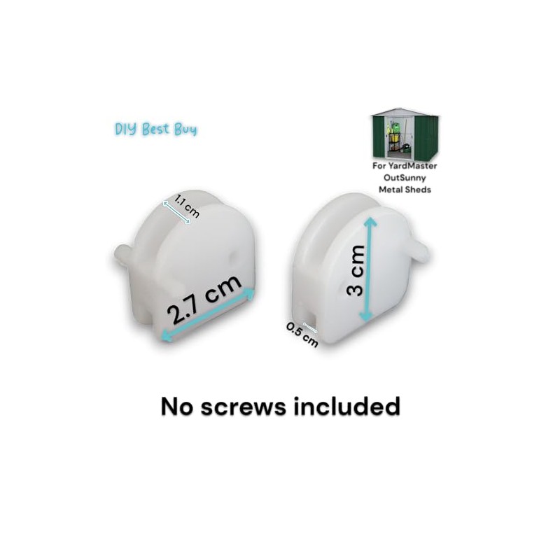 DIY Best Buy Replacement Door Slides for Metal Shed -