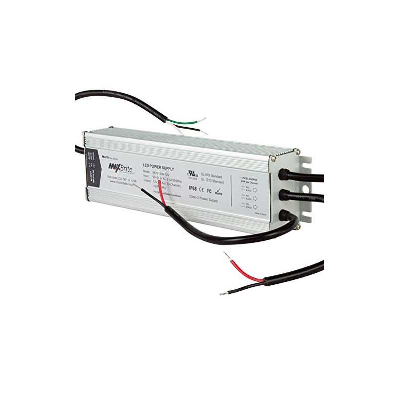 180W LED Power Supply, 12V DC Output, 90-305V AC Input,