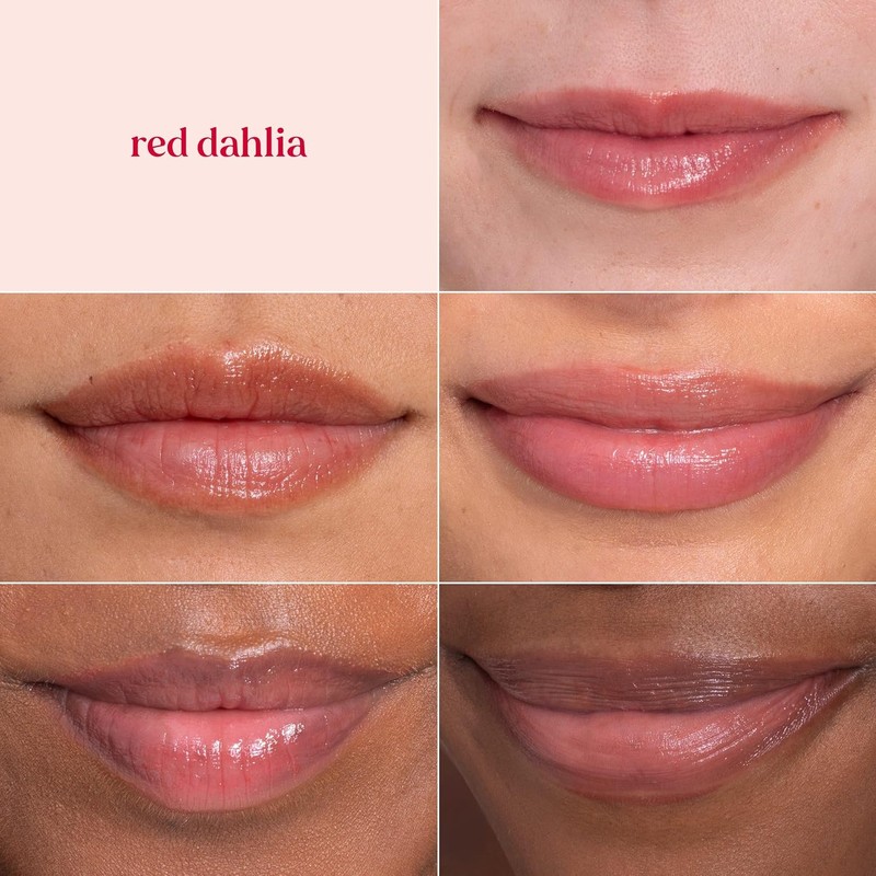 Bálsamo labial tintado natural Burt's Bees, rojo (Red dahlia), 2