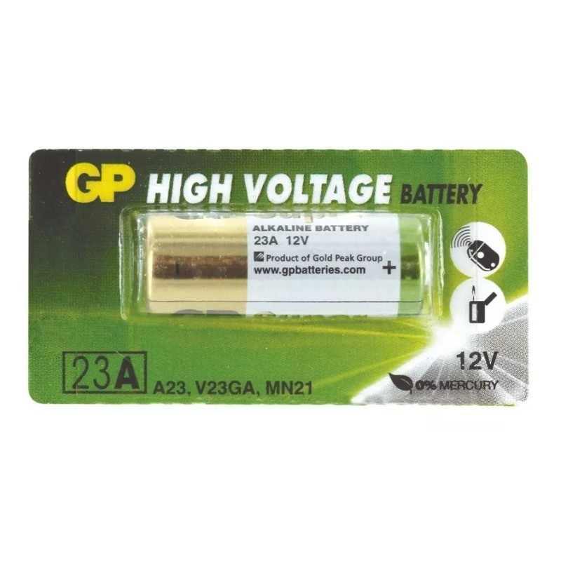 GP Pila GP High Voltage Alkaline 23A Cilíndrica - 1