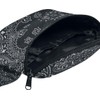 Urban Classics Unisex Bandana Print Hip Bag, Black, One Size