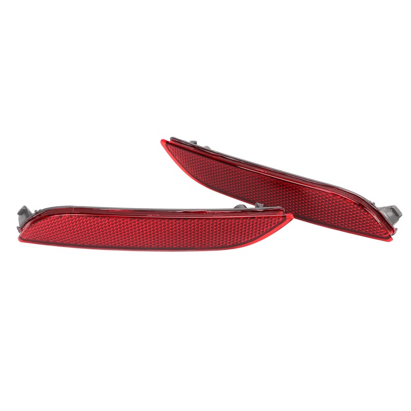 2 Pcs Rear Bumper Reflector Left Right TO1185110 Red Tail