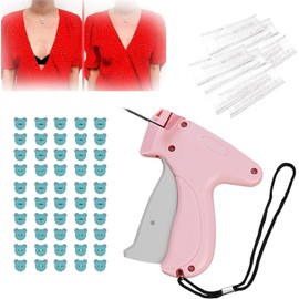 Quick Clothing Fixer, Mini Stitch Gun For Clothes, Clothing Stitch Tagging Gun, Comes with 50 Bear Buckles and 660 Plastic Needles, Stitchy Quick Clothing Fixer, Micro Tagging Stitch Tool for Clothing