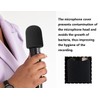 ZoeTekway Pack of 2 Black Thick Pop Protection Microphone Wind