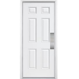 Deck the Door Decor | Door Push Plate - Screw Mount - Multiple Sizes & Finishes (Satin Nickel, 3 x 12)