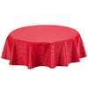 Home Direct Round Embossed Oilcloth PVC Wipe Clean Tablecloth Table