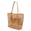 KALIDI Beach Mesh Tote Bag, Casual Tote Grocery Bag Hobo