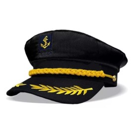 Aleart 1 Sombrero Ajustable Capitan Marinero Gorro Gorra Yate Laure