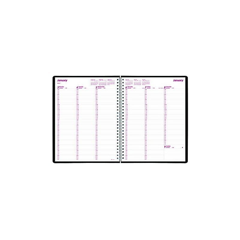 Brownline DuraFlex Weekly Planner 2022, 12 Months, January to December,