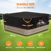 VniYors Hot Tub Cover - 600D Heavy Duty Oxford Hot