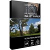 Marrutt 300gsm Ultra Pearlescent Hi-White Inkjet Photo Paper: A4-25 Sheets