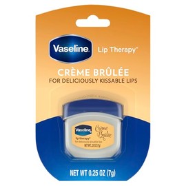 Vaseline Lip Therapy Creme Brulee - Tarro de 0.25 onzas (paquete de 8) Disply
