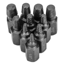 Unbranded 10x Damaged Screw Remover Kit Hex Head Easy Out Bolt Stud Extractor Drill Bit