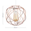 MiniSun Retro Style Atom Design Copper Metal Basket Cage Ceiling