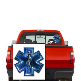 Collectible EMS/EMT Decals (4in,2pack), Share Your Appreciation and Support with Our Vinyl Silver Snake EMT On Call Stickers for Your Home, Car, Cases and More, Souvenir Gifts for EMS/EMT