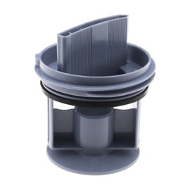 eMagTech Washer Drainage Pump Drain Outlet Seal Cover Plug Compatible with Siemens Compatible with Bosch Washing Machines Drain Pump Fluff Filter