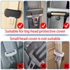 SUNBREATH Car Seat Belt Buckle Cover Leather Seatbelt Clip Protector